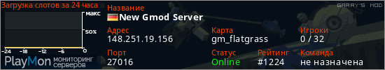 баннер для сервера garrysmod. New Gmod Server