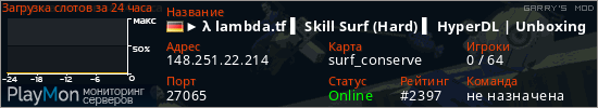 баннер для сервера garrysmod. ► &lambda; lambda.tf ▌ Skill Surf (Hard) ▌ HyperDL | Unboxing