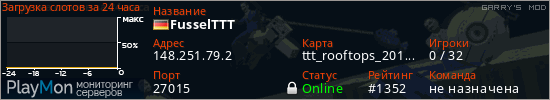 баннер для сервера garrysmod. FusselTTT
