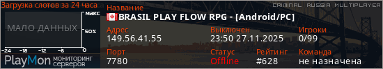 баннер для сервера crmp. BRASIL PLAY FLOW RPG - [Android/PC]