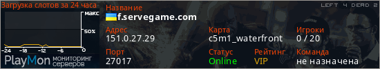 баннер для сервера l4d2. f.servegame.com