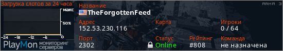 баннер для сервера arma3. TheForgottenFeed