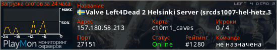 баннер для сервера l4d2. Valve Left4Dead 2 Helsinki Server (srcds1007-hel-hetz.380.137)