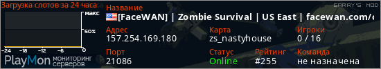баннер для сервера garrysmod. [FaceWAN] | Zombie Survival | US East | facewan.com/chat