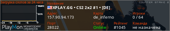 баннер для сервера cs2. XPLAY.GG • CS2 2x2 #1 • [DE]