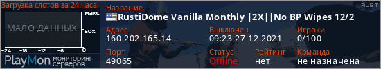 баннер для сервера rust. RustiDome Vanilla Monthly |2X||No BP Wipes 12/2