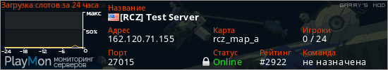 баннер для сервера garrysmod. [RCZ] Test Server