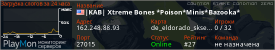 баннер для сервера cz. |KAB| Xtreme Bones *Poison*Minis*Bazooka*