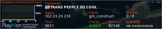баннер для сервера garrysmod. TRANS PEOPLE SO COOL