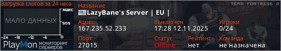 баннер для сервера tf2. LazyBane's Server | EU |