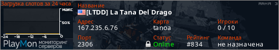 баннер для сервера arma3. [LTDD] La Tana Del Drago