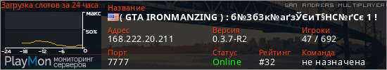 баннер для сервера samp. ( GTA IRONMANZING ) : б№ЗбЗк№аґзЎЄиТ&sect;НС№ґСє 1 !