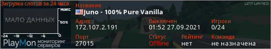 баннер для сервера unturned. Juno - 100% Pure Vanilla