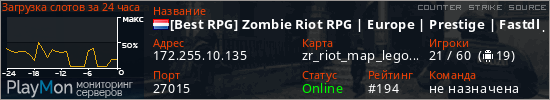 баннер для сервера css. [Best RPG] Zombie Riot RPG | Europe | Prestige | Fastdl| Day: 2