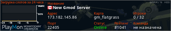 баннер для сервера garrysmod. New Gmod Server