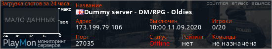 баннер для сервера css. Dummy server - DM/RPG - Oldies