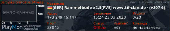 баннер для сервера ark. [GER] Rammelbude x2,5[PVE] www.tif-clan.de - (v307.6)