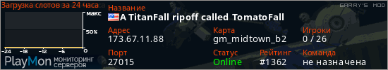 баннер для сервера garrysmod. A TitanFall ripoff called TomatoFall