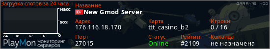 баннер для сервера garrysmod. New Gmod Server