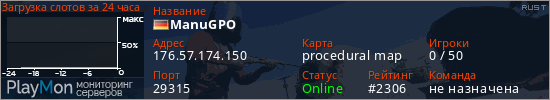 баннер для сервера rust. ManuGPO
