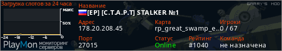 баннер для сервера garrysmod. [EP] [С.Т.А.Р.Т] STALKER №1