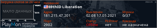 баннер для сервера arma3. 69thID Liberation
