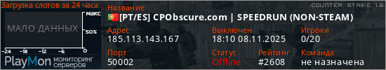 баннер для сервера cs. [PT/ES] CPObscure.com | SPEEDRUN (NON-STEAM)