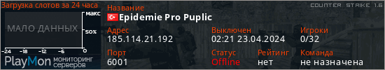 баннер для сервера cs. Epidemie Pro Puplic