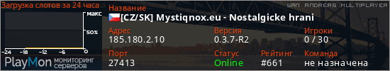баннер для сервера samp. [CZ/SK] Mystiqnox.eu - Nostalgicke hrani