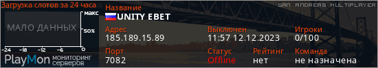 баннер для сервера samp. UNITY EBET
