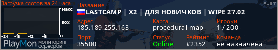 баннер для сервера rust. LASTCAMP | X2 | ДЛЯ НОВИЧКОВ | WIPE 27.02
