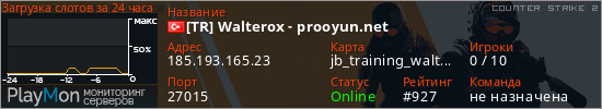 баннер для сервера cs2. [TR] Walterox - prooyun.net