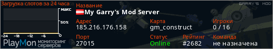 баннер для сервера garrysmod. My Garry's Mod Server