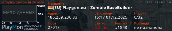баннер для сервера cs. [EU] Playgen.eu | Zombie BaseBuilder