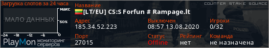баннер для сервера css. [LT/EU] CS:S Forfun # Rampage.lt
