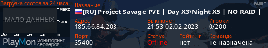 баннер для сервера rust. [RU] Project Savage PVE | Day X3\Night X5 | NO RAID | NO KILL