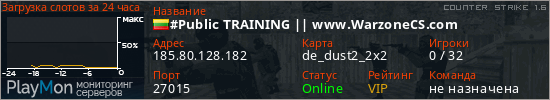 баннер для сервера cs. #Public TRAINING || www.WarzoneCS.com