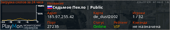баннер для сервера cs. Седьмое Пекло | Public