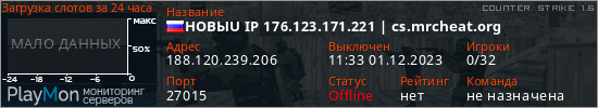 баннер для сервера cs. HOBЫU IP 176.123.171.221 | cs.mrcheat.org