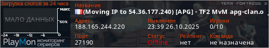баннер для сервера tf2. (Moving IP to 54.36.177.240) [APG] - TF2 MvM apg-clan.org