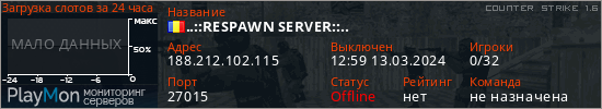 баннер для сервера cs. ..::RESPAWN SERVER::..