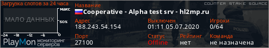 баннер для сервера css. Cooperative - Alpha test srv - hl2mp.ru