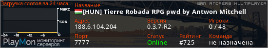 баннер для сервера samp. [HUN] Tierre Robada RPG pwd by Antwon Mitchell