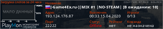 баннер для сервера css. [-Game4Ex.ru-]|MIX #1 |NO-STEAM| [В ожидании: 10]