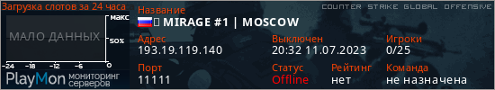 баннер для сервера csgo. ☆ MIRAGE #1 | MOSCOW