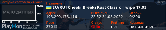баннер для сервера rust. [EU/RU] Cheeki Breeki Rust Classic | wipe 17.03