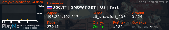 баннер для сервера tf2. UGC.TF | SNOW FORT | US | Fast
