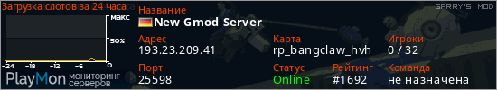 баннер для сервера garrysmod. New Gmod Server