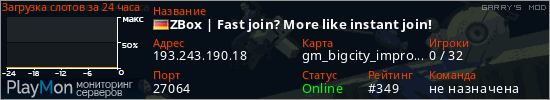 баннер для сервера garrysmod. ZBox | Fast join? More like instant join!
