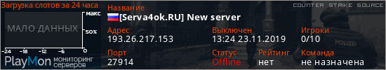 баннер для сервера css. [Serva4ok.RU] New server